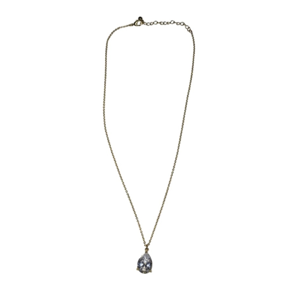 F21 Cryolite Pendant Necklace With Gold Chain
